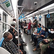 Shiraz Metro-Passengers during COVID 19-April 2022