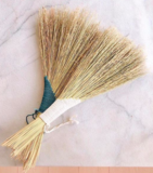 Brooms made of panicle stalks