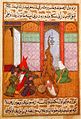 Birth of Muhammad, from Siyer-i Nebi, an Ottoman manuscript, probably by Nakkaş Osman, 1595