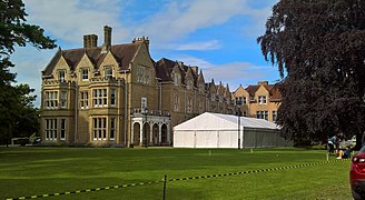 South Building as seen from the croquet lawn