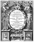 Title page of Tabulae anatomicae (1632)