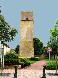 The 12th century tower in Hagondange