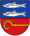 coat of arms of the city of Zarrentin am Schaalsee