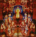 Coloured woodcut of Gautama Buddha, 10th century, China.
