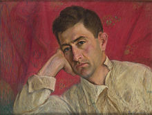 Axel Bakunts's portrait by Panos Terlemezian, 1932