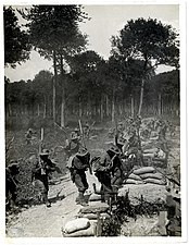 1st Gorkha Rifles charge trench near Merville, France