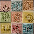 Bayerische Briefmarken von 1849 - 1867