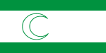 1:2 Flagge muslimischer Militäreinheiten während des Bosnienkrieges[6]