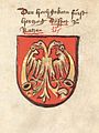 Coat of arms of Stefan Lazarević, Prussian ed. Chronicle of the Council of Constance (before 1437)