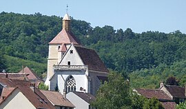 The church in Jussy