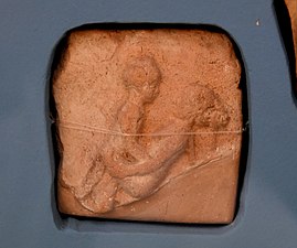 Sex between a female and a male. Terracotta plaque. Old Babylonian Period. Ancient Orient Museum, Istanbul, around 2000–1500 BCE