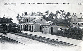 The railway station in Les Ifs