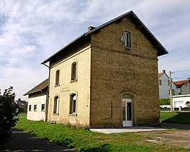 The old railway station in Hartzviller