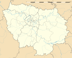 Lutetia is located in Île-de-France (region)