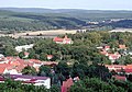 Blick von Kranichfeld (Oberschloss) ins Ilmtal in Richtung Tannroda