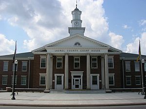 Laurel County courthouse in London