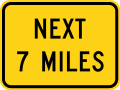 W7-3aP Next XX miles ahead (plaque)