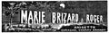 Marie Brizard advertisement from 1923