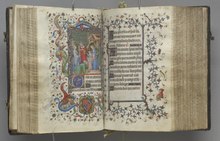 The open book of hours of Charles the Noble