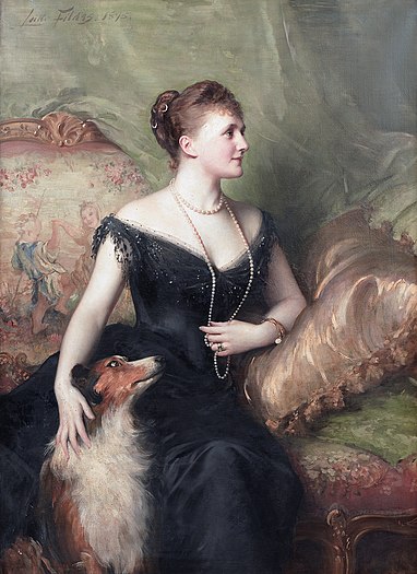 Venetia James, as painted by Luke Fildes
