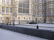 Security outside the Houses of Parliament