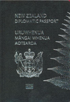 New Zealand Diplomatic Passport cover