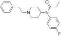 Chemical structure of Parafluorofentanyl.