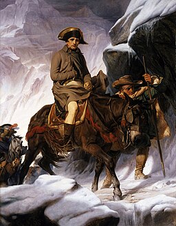 Paul Delaroche Bonaparte Crossing the Alps 1850