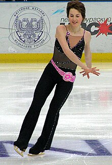 Irina Slutskaya at the 2005 Russian Championships
