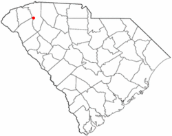 Location of Gantt, South Carolina