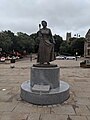 Statue of Dame Gracie Fields in Rochdale, Lancashire, England.