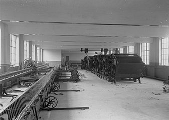 Textile machinery in the 1940s