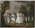 Image 9Agostino Brunias. Free Women of Color with Their Children and Servants in a Landscape, ca. 1770-1796 Brooklyn Museum (from Culture of the Caribbean)