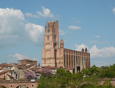 Albi Cathedral in southwest France (1282–1480), built of brick