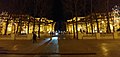 Antigone by night, Montpellier, december 2021