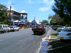 Ara Maire Nui, the main street in Avarua