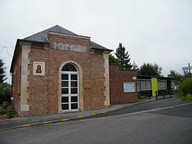 The town hall in Blangy-Tronville