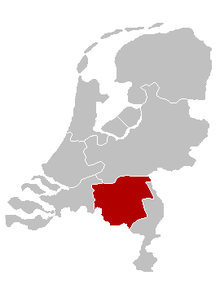 Location of the Diocese of 's-Hertogenbosch