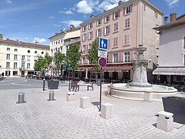 Bourgoin-Jallieu city centre