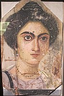 Fayum portrait of a woman, 4th century, Museo archeologico nazionale, Florence