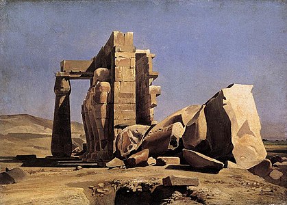 The Egyptian Temple by Charles Gleyre (1840), Cantonal Museum of Fine Arts, Lausanne