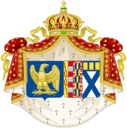 Coat of arms as empress of the French (1853–1870)