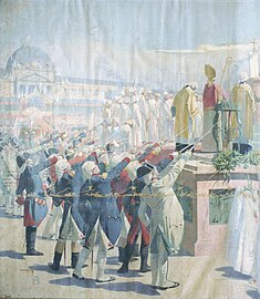 La Fête de la Fédération au Champ de Mars le 14 juillet 1790 (The Fête de la Fédération at Champ de Mars on 14 July 1790), 1889, Musée des Augustins