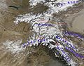Lage der Ladakh Range im Karakorum