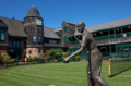 International Tennis Hall of Fame (Fred Perry sculpture in foreground)