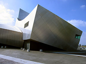 Imperial War Museum North in Manchester, England by Daniel Libeskind (2002)