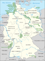 Karte der Biosphären- reservate in Deutschland, sowie 13 Einzelkarten