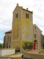 The church in Lemoncourt