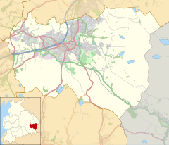 Briercliffe is located in the Borough of Burnley