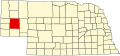 State map highlighting Morrill County
